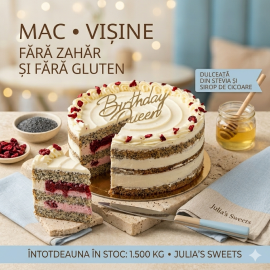 Torturi fara zahar si gluten (1500gr) 