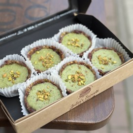 „Pistachio Cranberry” prăjitură fără zahăr 