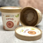 Inghetata cu carob (ciocolata) fără zahăr, vegan 