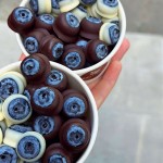 Afine în ciocolată  (desert de sezon) 