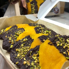 Mango în ciocolata fara zahar