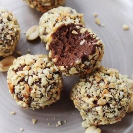 «Trufe Snickers» bomboane vegane fără zahăr (25g)