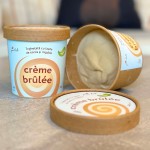 Înghetata creme brulee fara zahar, vegan