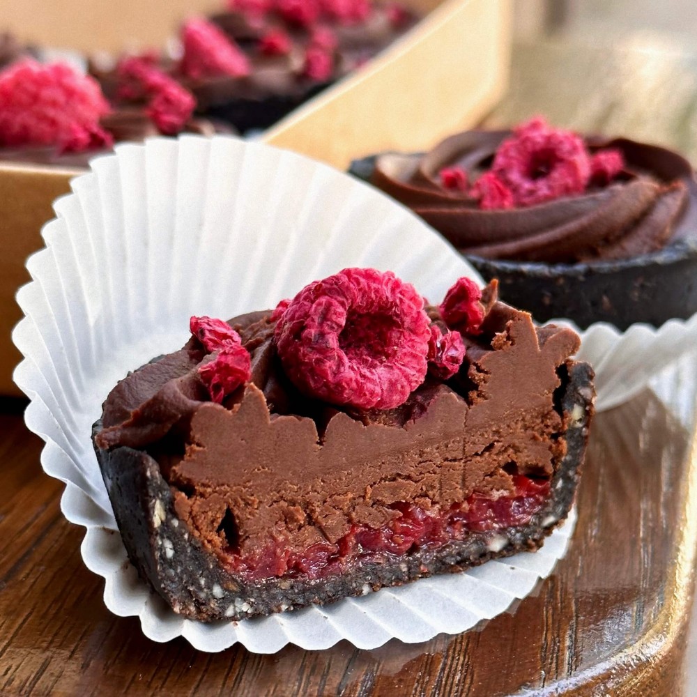 „Cherry brownie” prăjitură  fără zahăr vegan (45g)