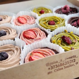 Prăjituri fără zahăr și fără gluten set asortat